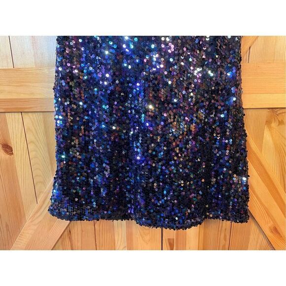 Jolt Womens Sequined Mini Halter Cocktail and Party Dress Size Medium nwt (3603) - Picture 4 of 8